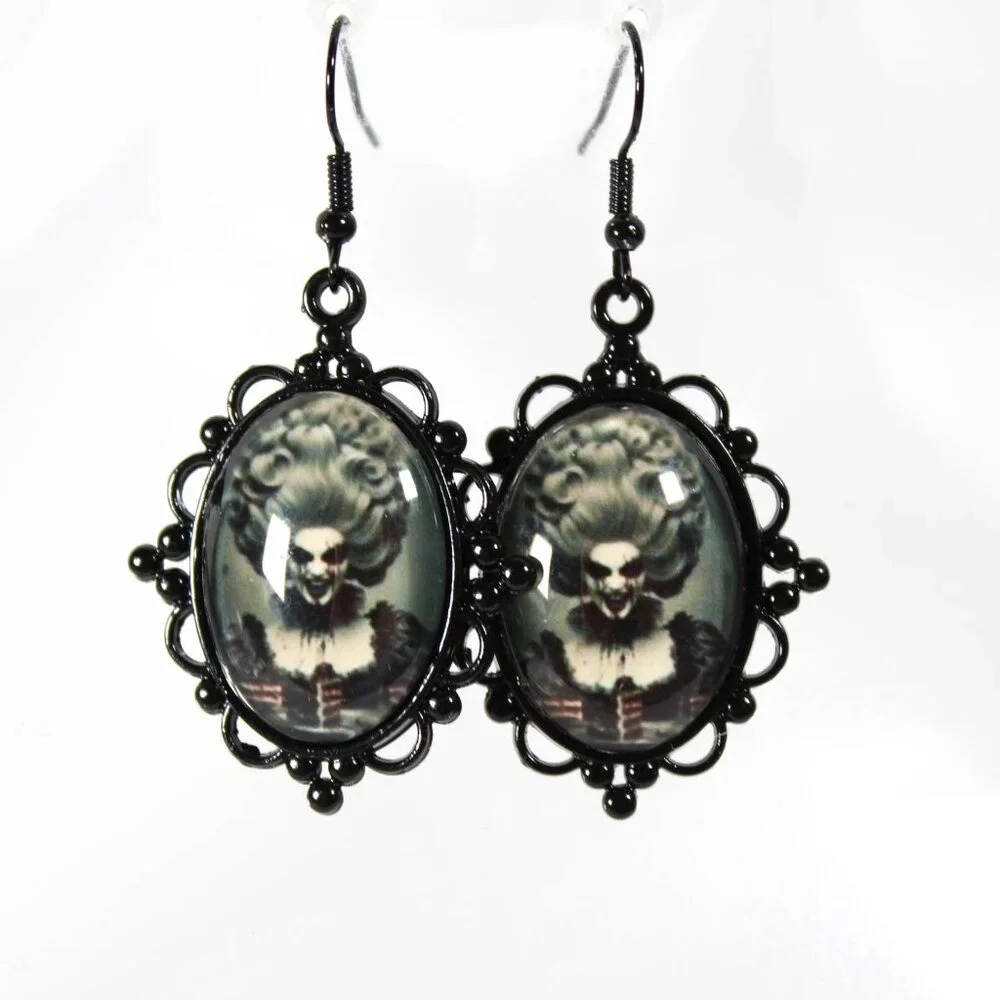 Gothic Victorian Let Them Eat Cake Marie Antoinette Gothic Victorian Earrings
